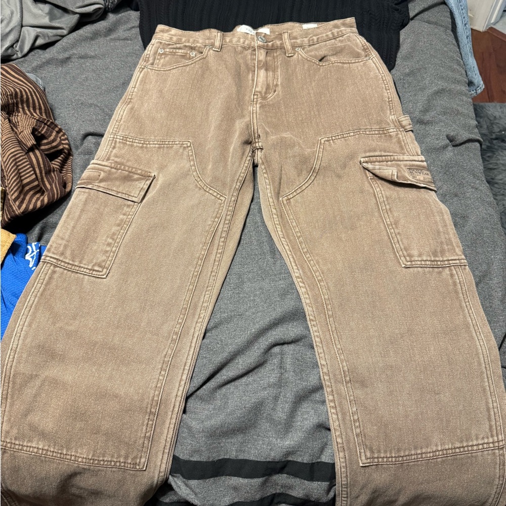 Men's Brown PacSun Cargo Pants